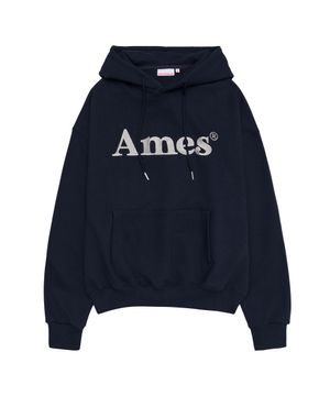BASIC LOGO HOODIE NAVY