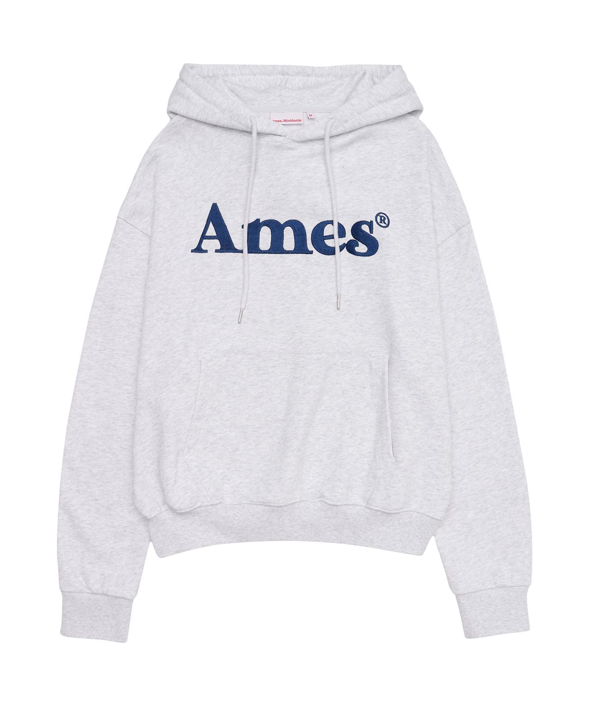 아메스 월드와이드(AMES-WORLDWIDE) BASIC LOGO HOODIE LIGHT GREY
