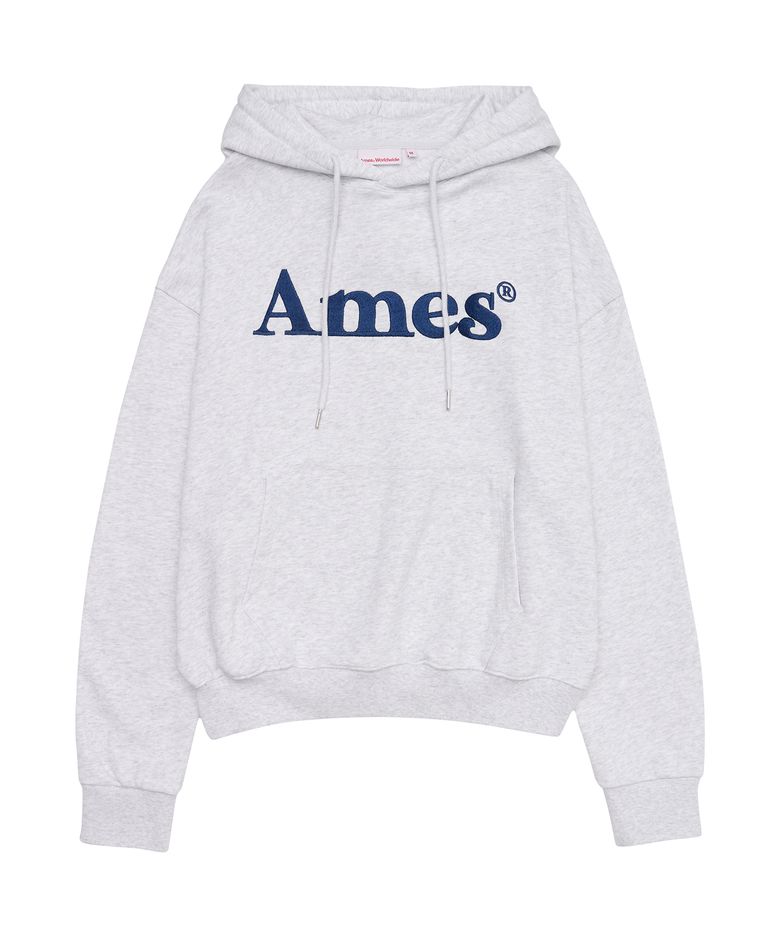 BASIC LOGO HOODIE LIGHT GREY