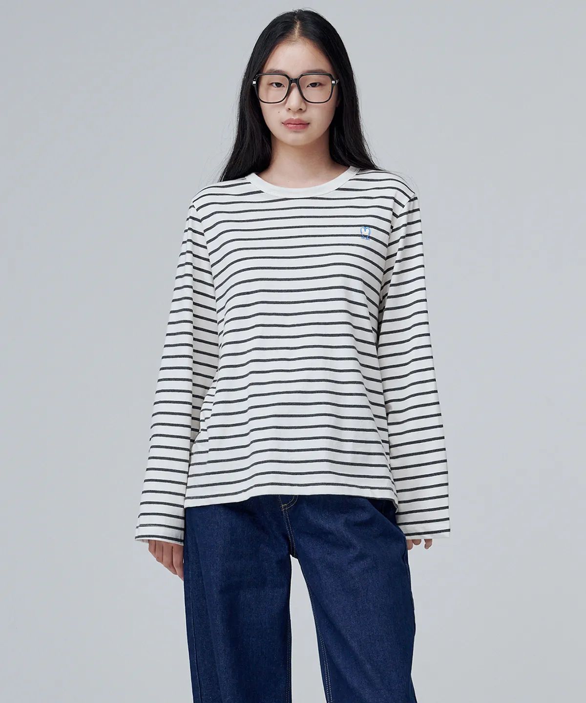 마롭(MALOUPE) 5102 루즈핏 티셔츠 (아이보리)