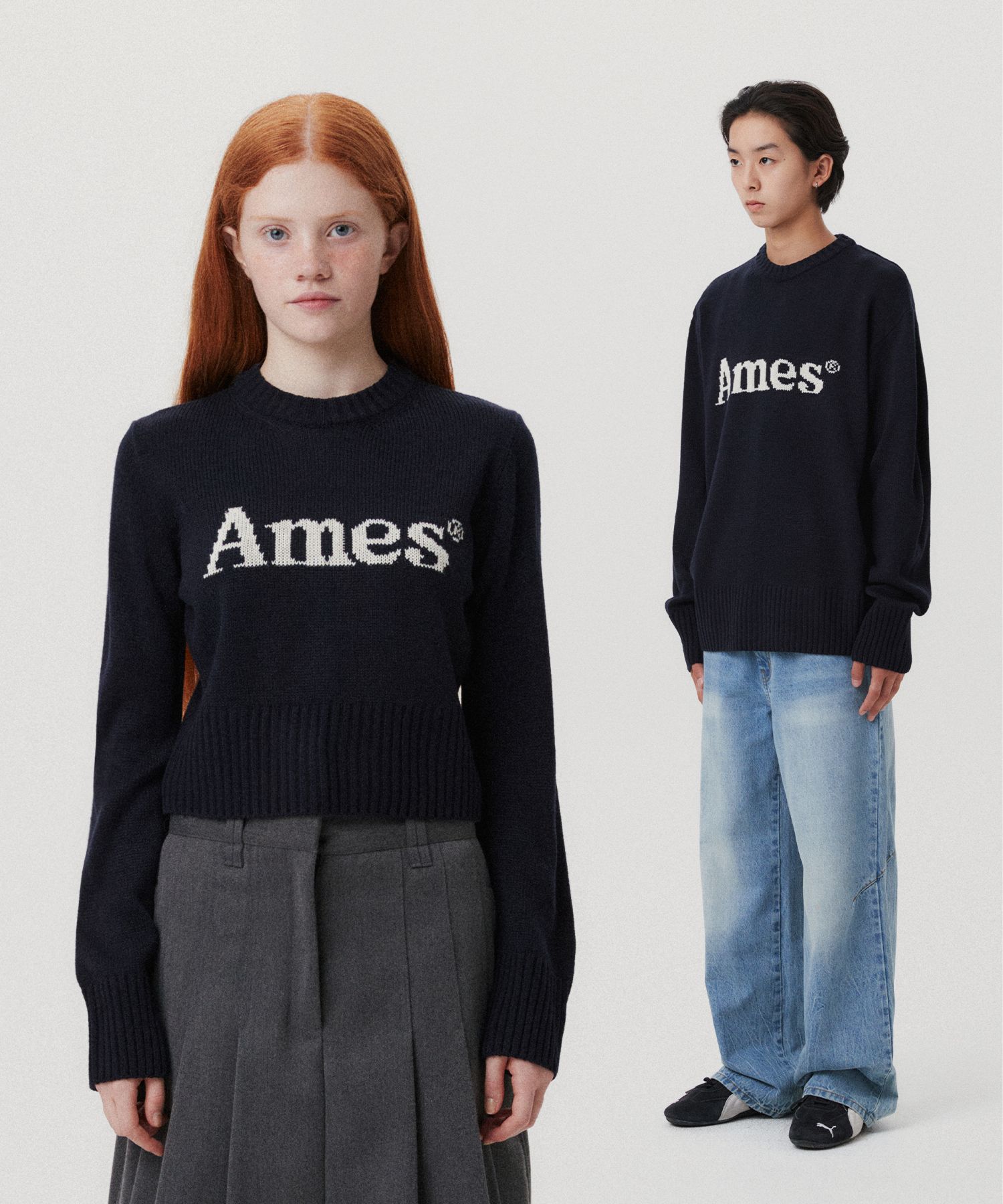 ★AMES-WORLDWIDE★BASIC PULLOVER KNIT NAVY★正規品/直送料込 MUSINSA | AMES-WORLDWIDE BASIC PULLOVER KNIT NAVY