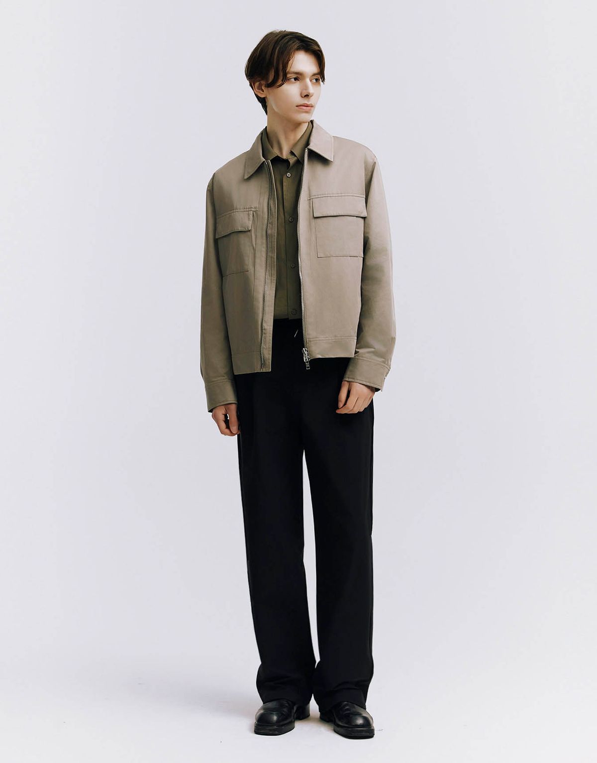 컨셉원(CONCEPTS1ONE) 나일론 와이드핏 밴딩 팬츠 10114907/114907 [3color]