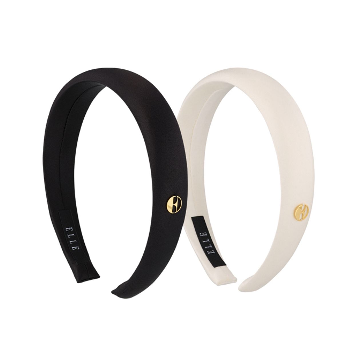 엘르주얼리(ELLEJEWELRY) 베이직 금장 로고 헤어밴드 ELHB001
