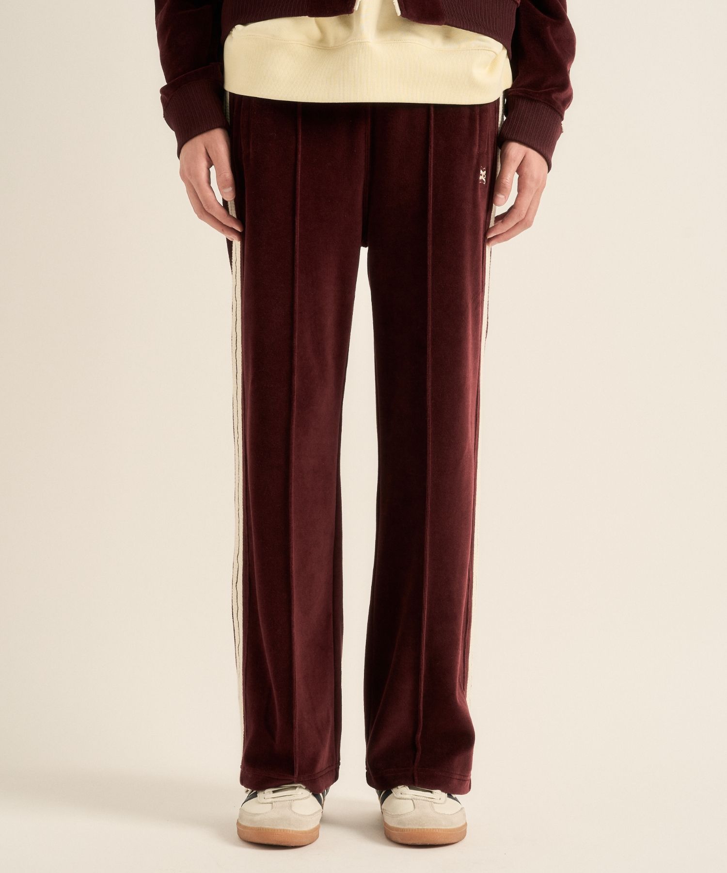 【SATUR】 (W) Lawton Velour Track Pants /追跡付 SATUR】 (W) Lawton Velour Track Pants /追跡付