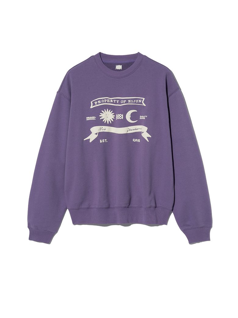 Sun Moon Pullover UNISEX Purple
