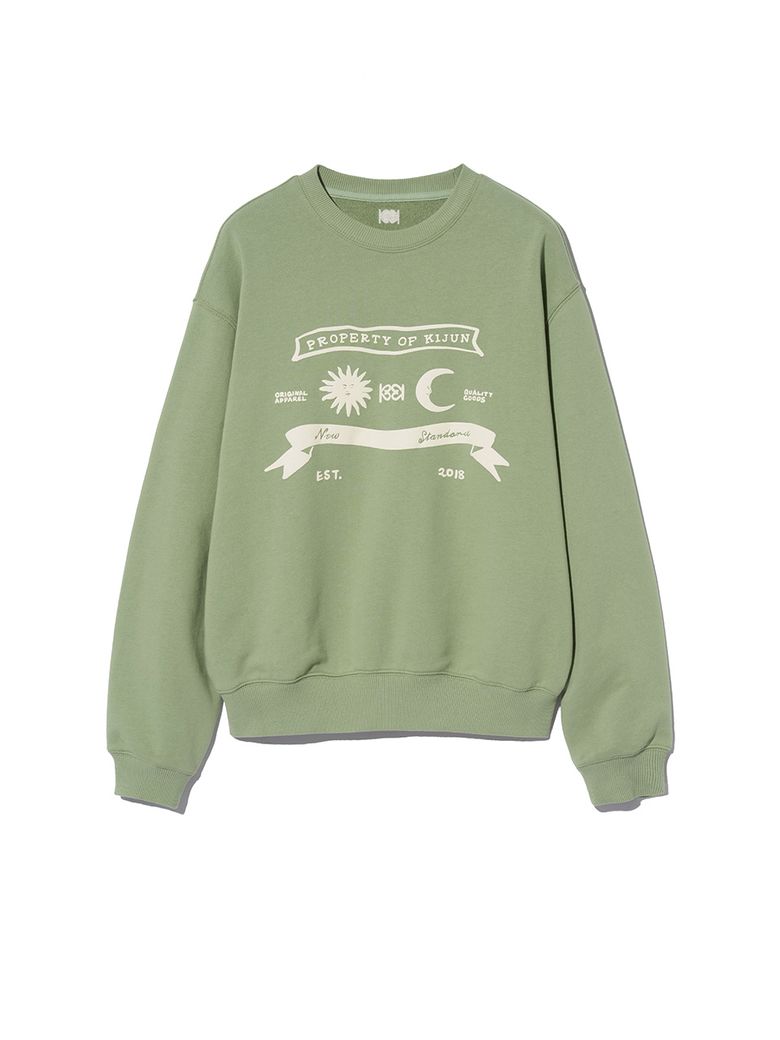 Sun Moon Pullover UNISEX Green