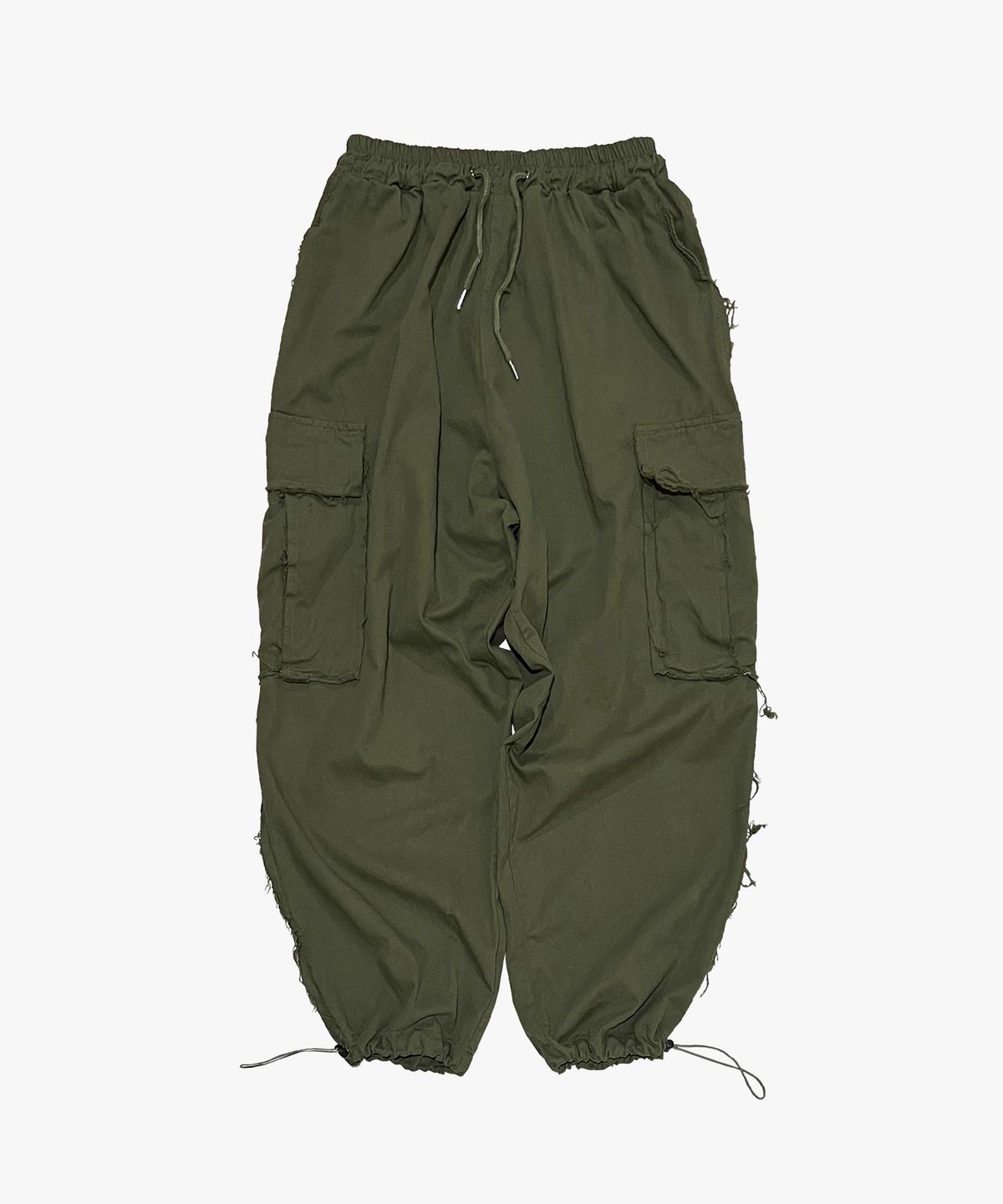 나인넛츠(NINENUTS) 그런지 와이드 카고_khaki