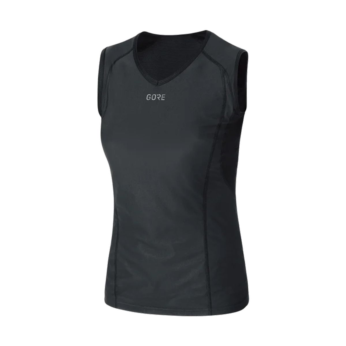 고어웨어(GOREWEAR) M 베이스레이어 윈드스토퍼 슬리브리스 우먼 - 블랙 (여성용) 방풍 민소매