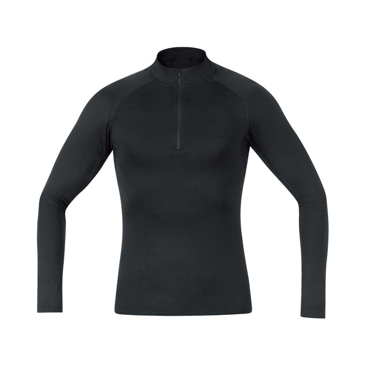 고어웨어(GOREWEAR) M 베이스레이어 써모 터틀넥 - 블랙 (남성용) 기모 긴팔 반집업