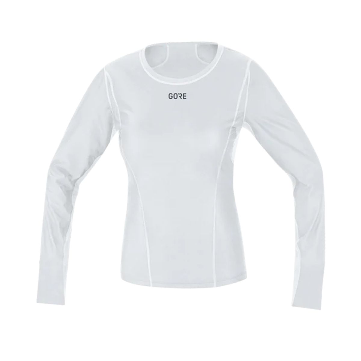 고어웨어(GOREWEAR) M 베이스레이어 윈드스토퍼 롱슬리브 우먼 - 화이트 (여성용) 방풍 긴팔