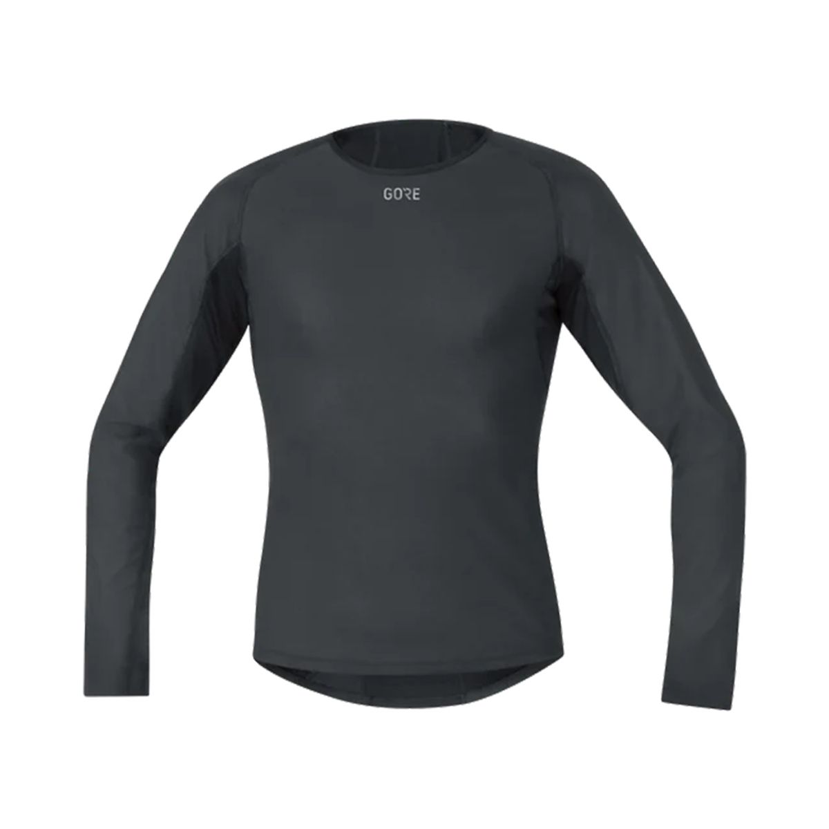 고어웨어(GOREWEAR) M 베이스레이어 윈드스토퍼 써모 롱슬리브 - 블랙 (남성용) 방풍 기모 긴팔