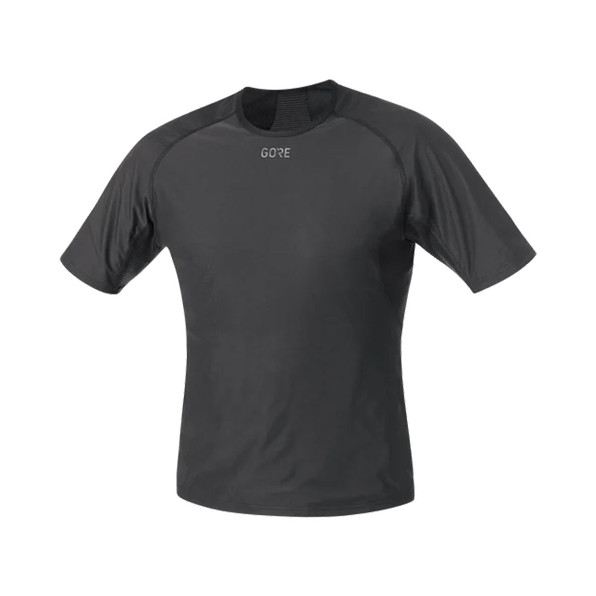 고어웨어(GOREWEAR) M 베이스레이어 윈드스토퍼 티셔츠 - 블랙 (남성용) 방풍 반팔