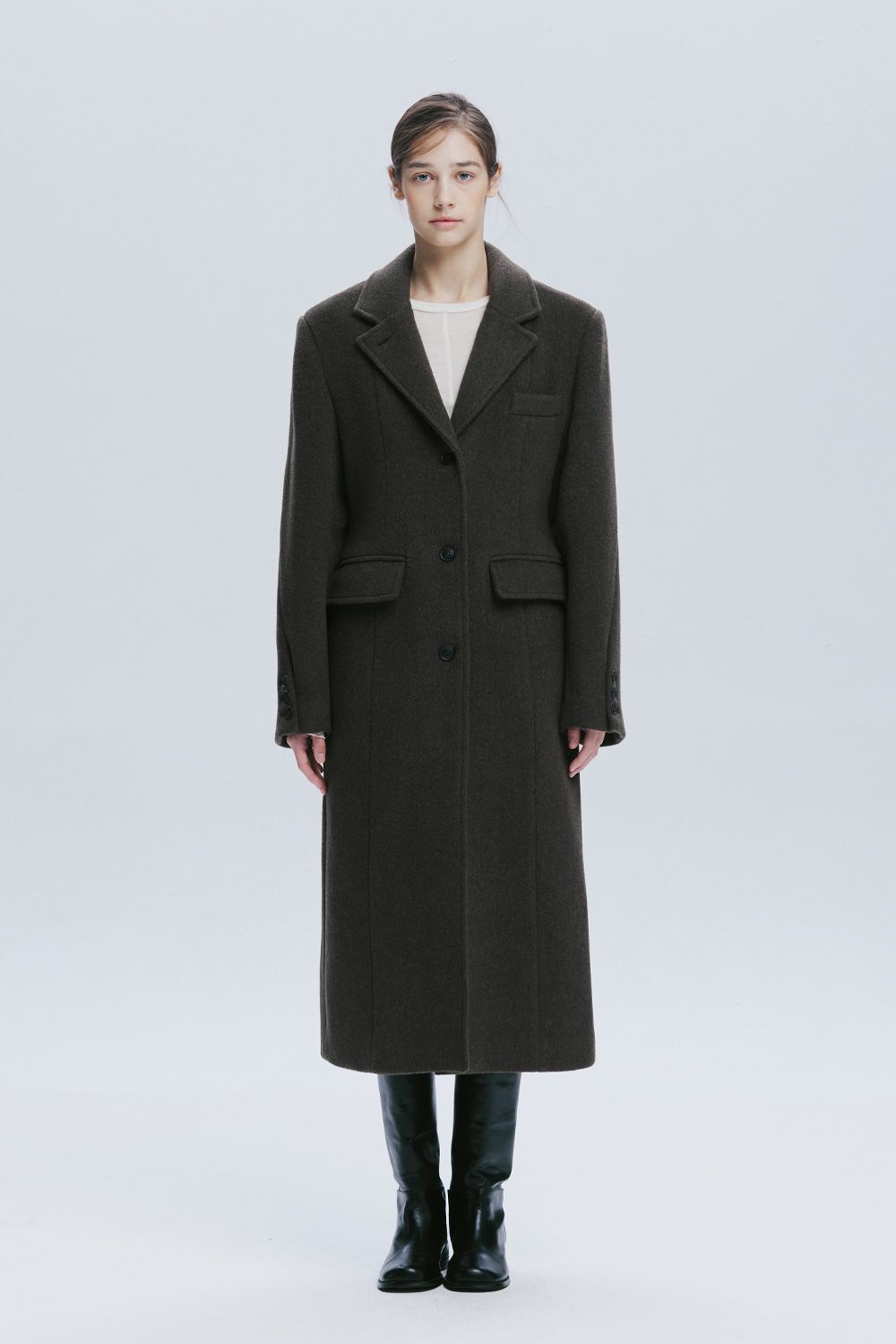 韓国ブランド★[AFTERHOURS]24A☆TAILORED WOOL COAT MUSINSA | AFTERHOURS HOURGLASS WOOL COAT