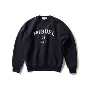 사커 펠트 스웻 라운드 - 차콜네이비