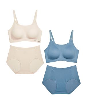 [2SET] 모달 스트랩 일체형 브라팬티