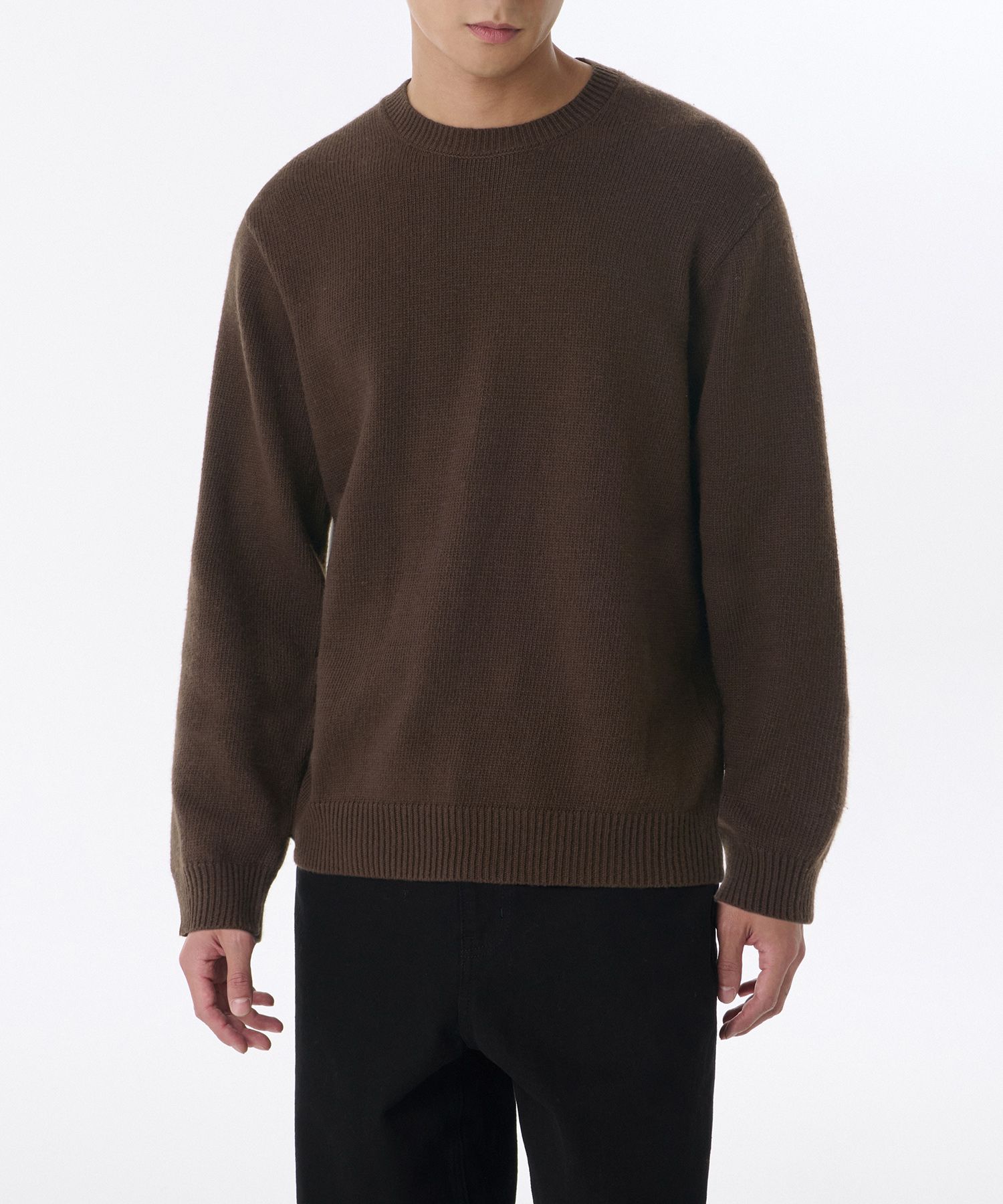 ニット・セーター *MUSINSA STANDARD* Merino wool blend high gauge crew neck kn MUSINSA | MUSINSA STANDARD Merino Wool Blend High Gauge Crew