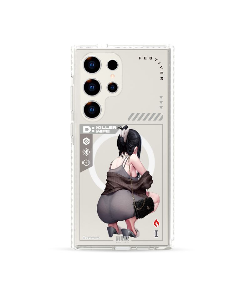 니케 D : 킬러와이프 배틀모션 이중 범퍼 클리어 케이스