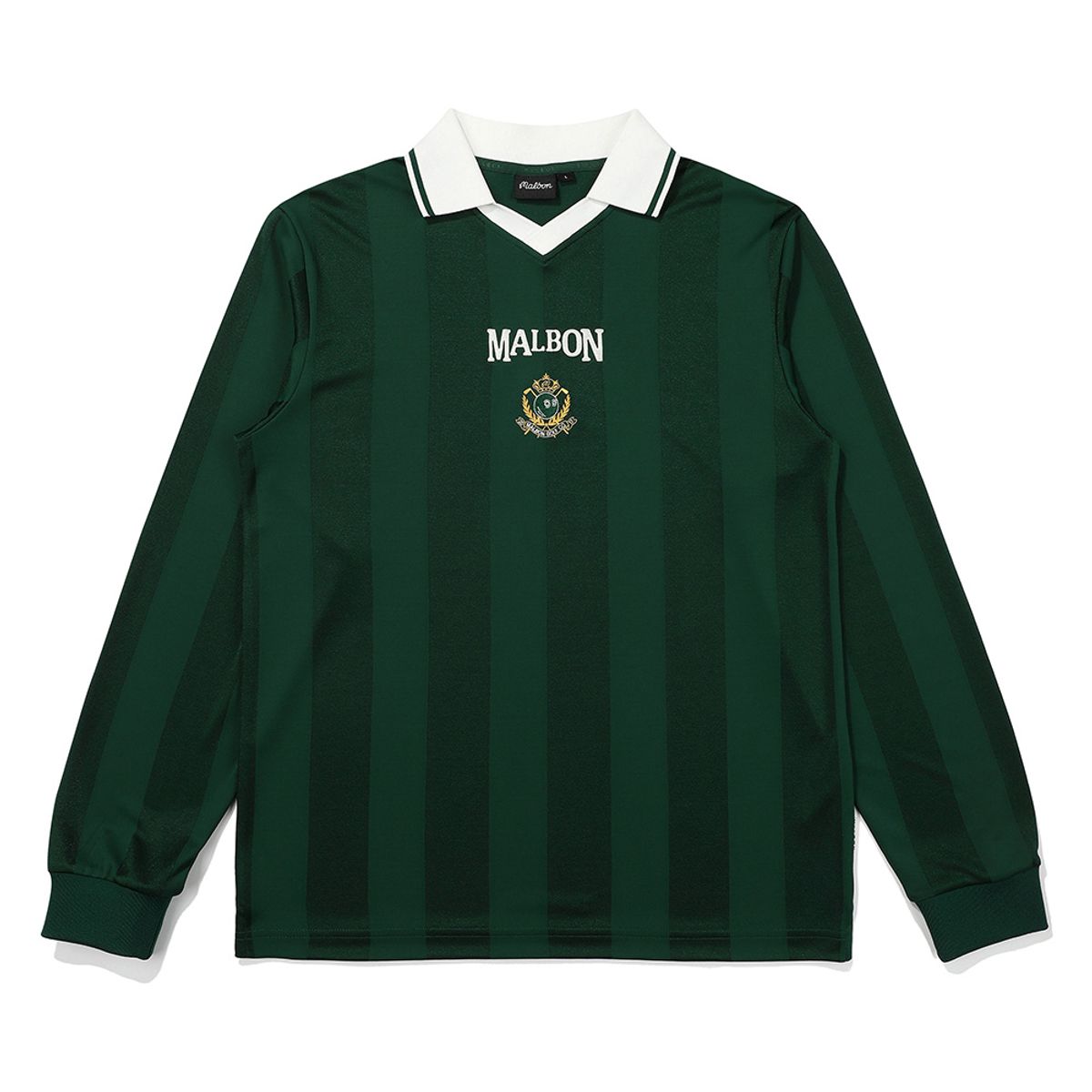 말본 골프(MALBON GOLF) 말본 스트라이프 티셔츠 GREEN