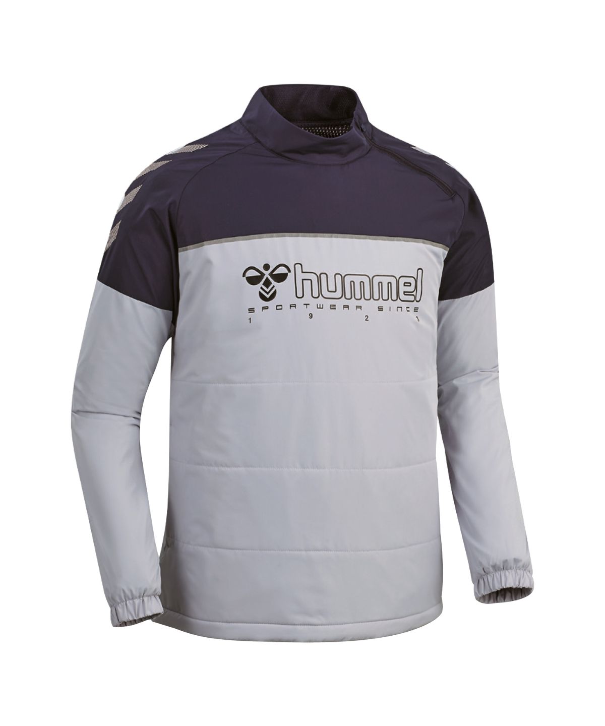 험멜(HUMMEL) 쉐브론  패딩 바람막이 - 그레이 (HM-4265)