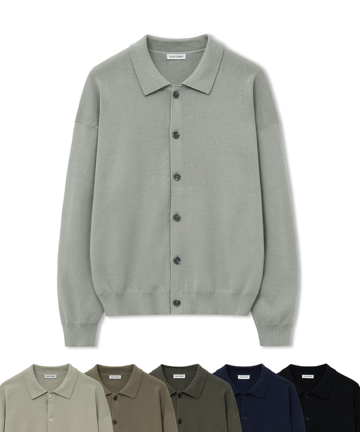 더니트컴퍼니(THEKNITCOMPANY) 워셔블 코튼 카라 가디건 6color
