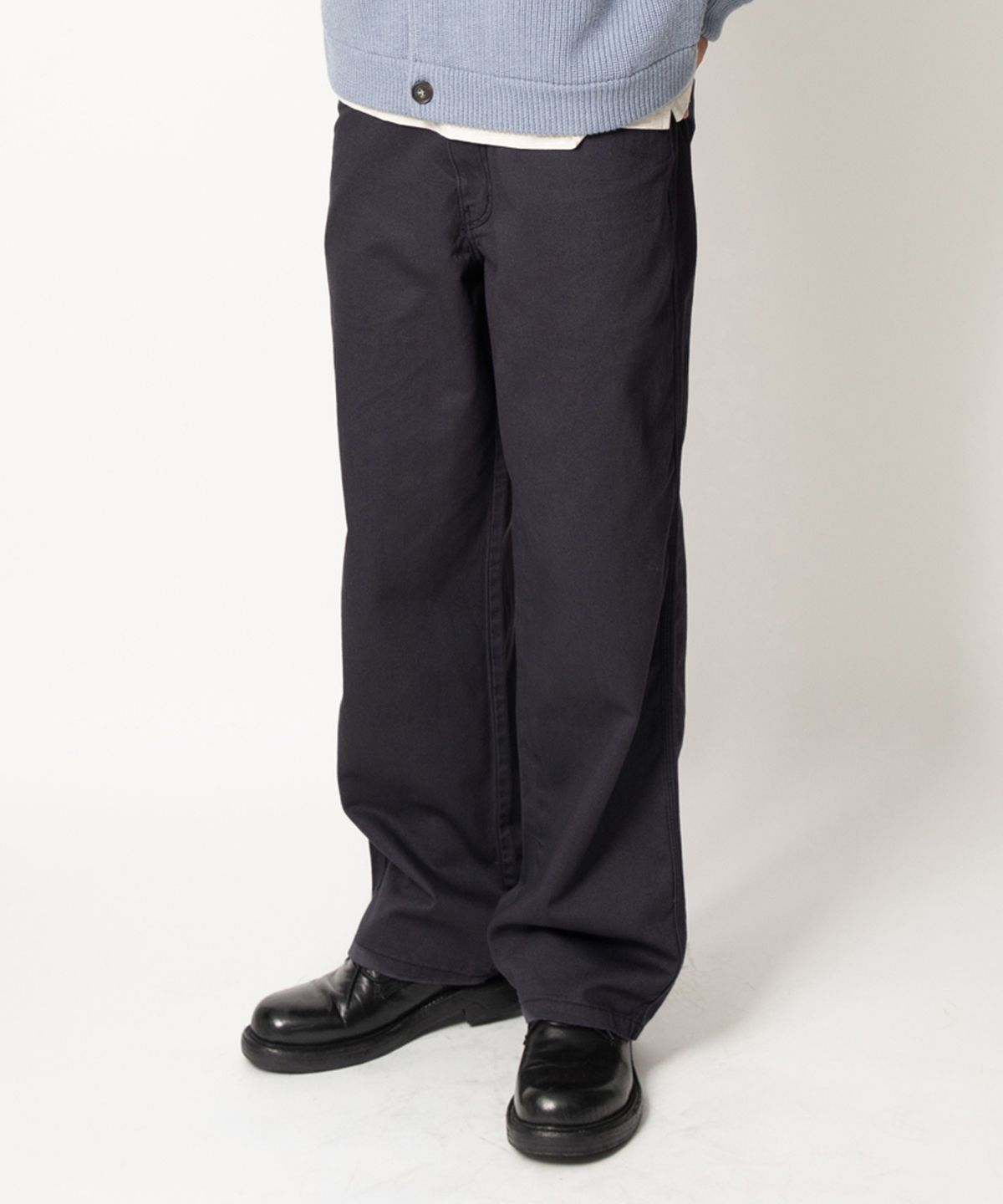 홀리선(HORLISUN) Banff Tapered 5 Pocket Chino Pants Navy