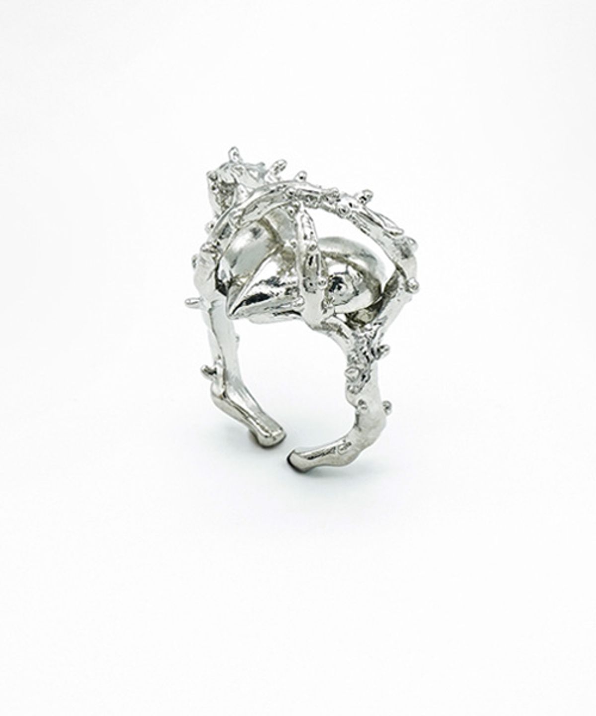 랜덤오프(RANDOMOFF) Devil punk Ring [silver]