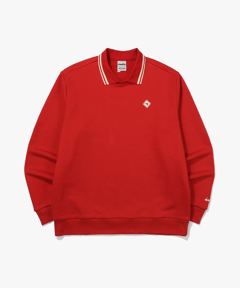포르테 카라 스웻셔츠 RED