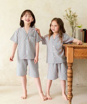 134핑크스트 반소매 파자마세트