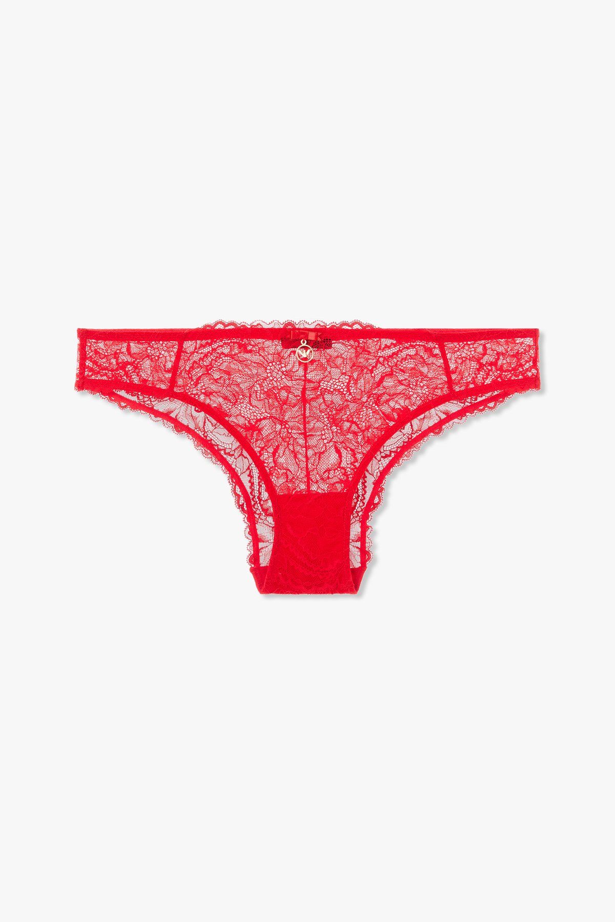 엠포리오 아르마니 언더웨어(EMPORIO ARMANI UNDERWEAR) 여성 플라워 레이스 나일론 브리프_레드 0824311511
