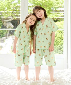 133민트베어 반소매 파자마세트