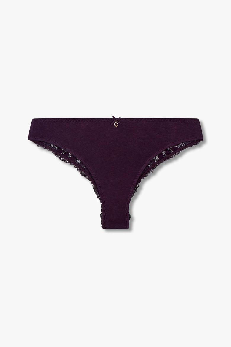 여성 플라워 메쉬 브라질리언 브리프_다크 퍼플 0824311516