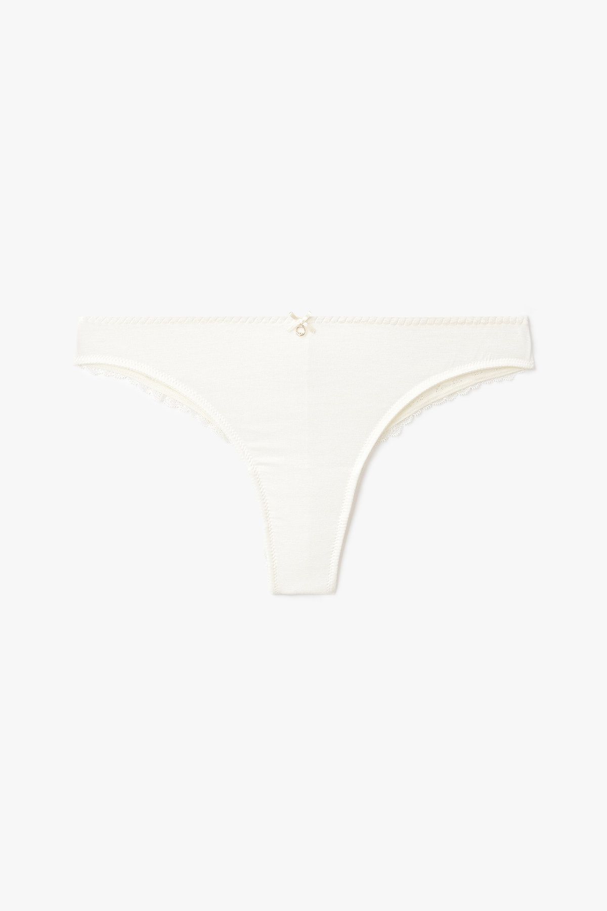 엠포리오 아르마니 언더웨어(EMPORIO ARMANI UNDERWEAR) 여성 플라워 메쉬 브라질리언 브리프_크림 0824311517