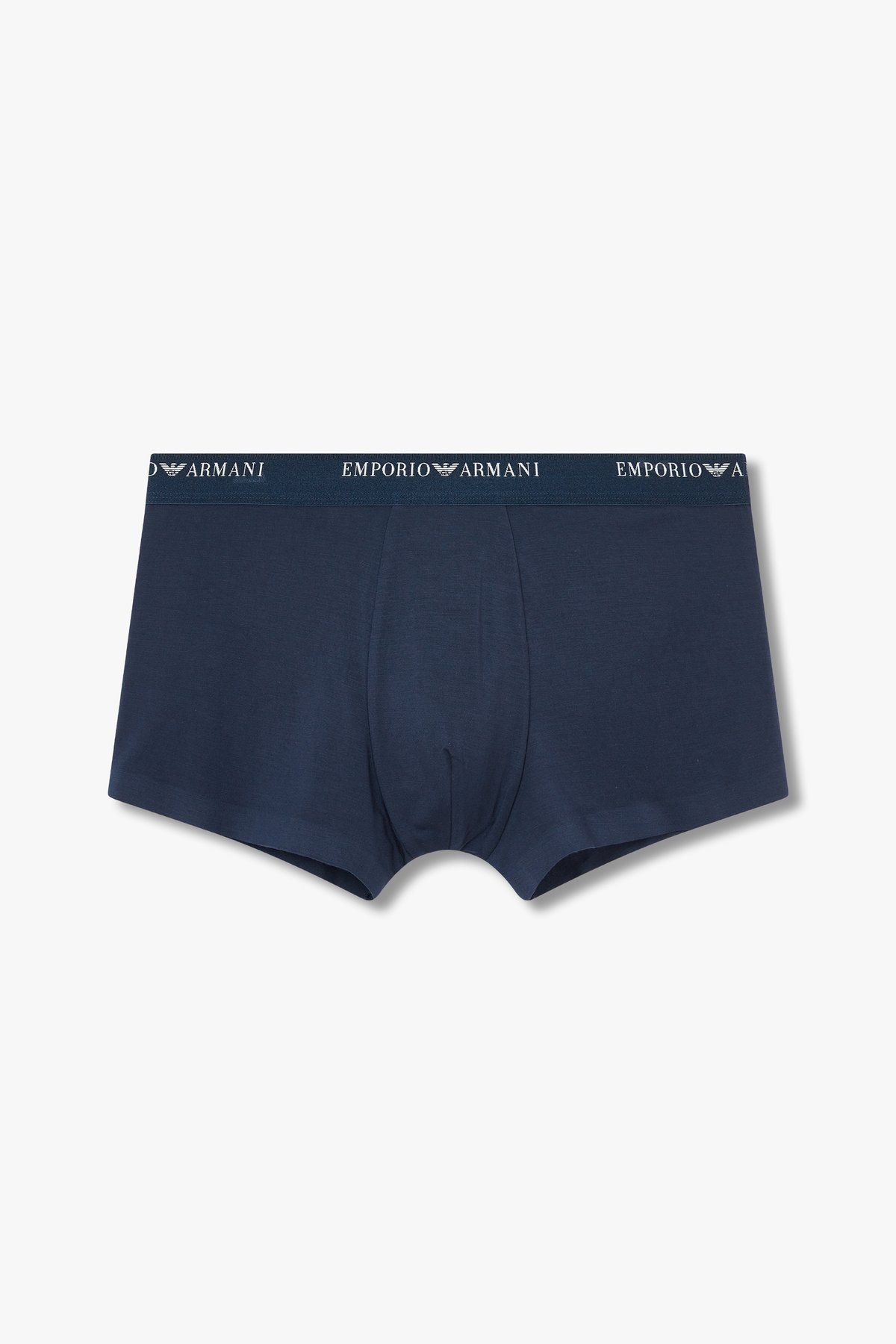 엠포리오 아르마니 언더웨어(EMPORIO ARMANI UNDERWEAR) 남성 리피트 로고 레이온 드로즈_마린 0814312020