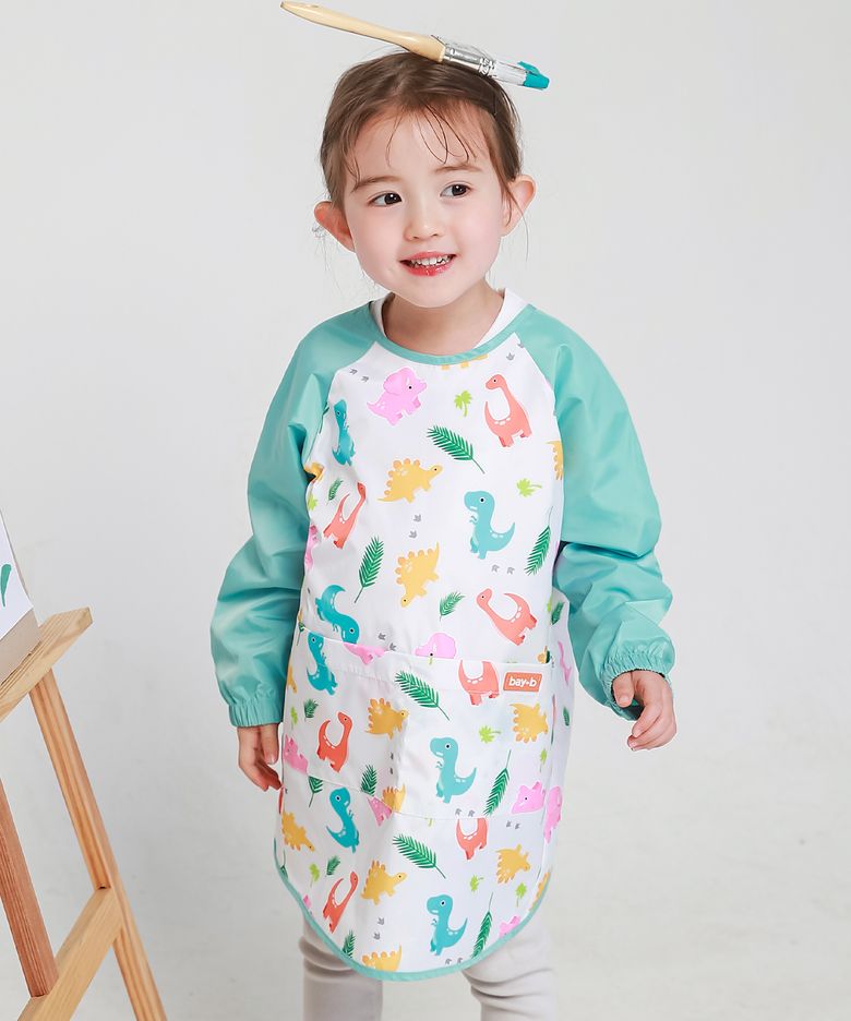 유아 아동 미술가운 다이노