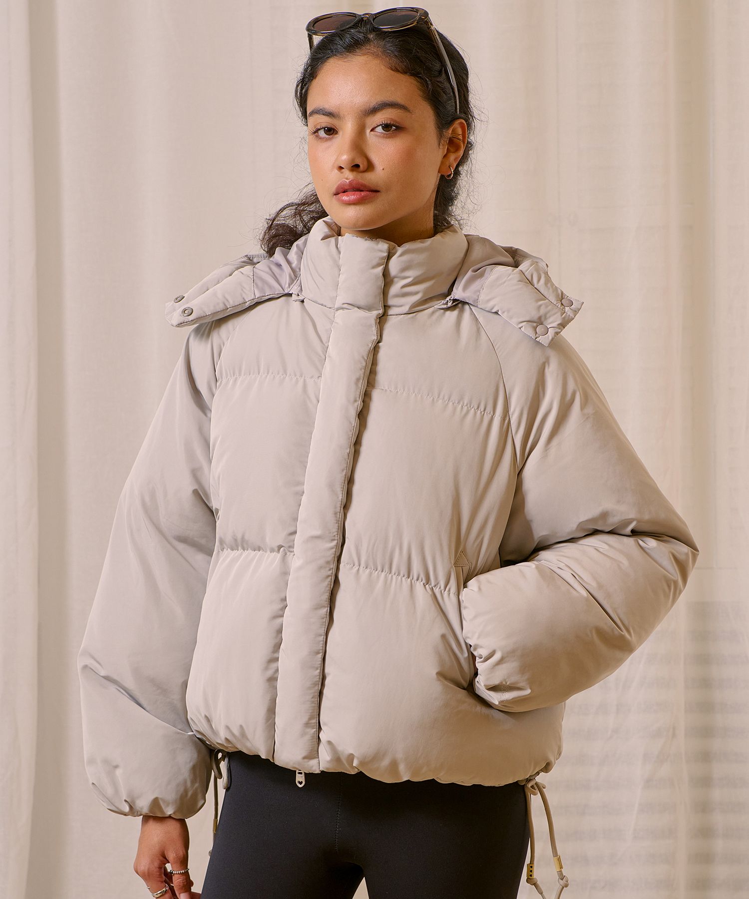 ◇BITTER CELLS◇ CG Hooded Puffer Jacket Gray MUSINSA | BITTERCELLS CG Hooded Puffer Jacket-Grey