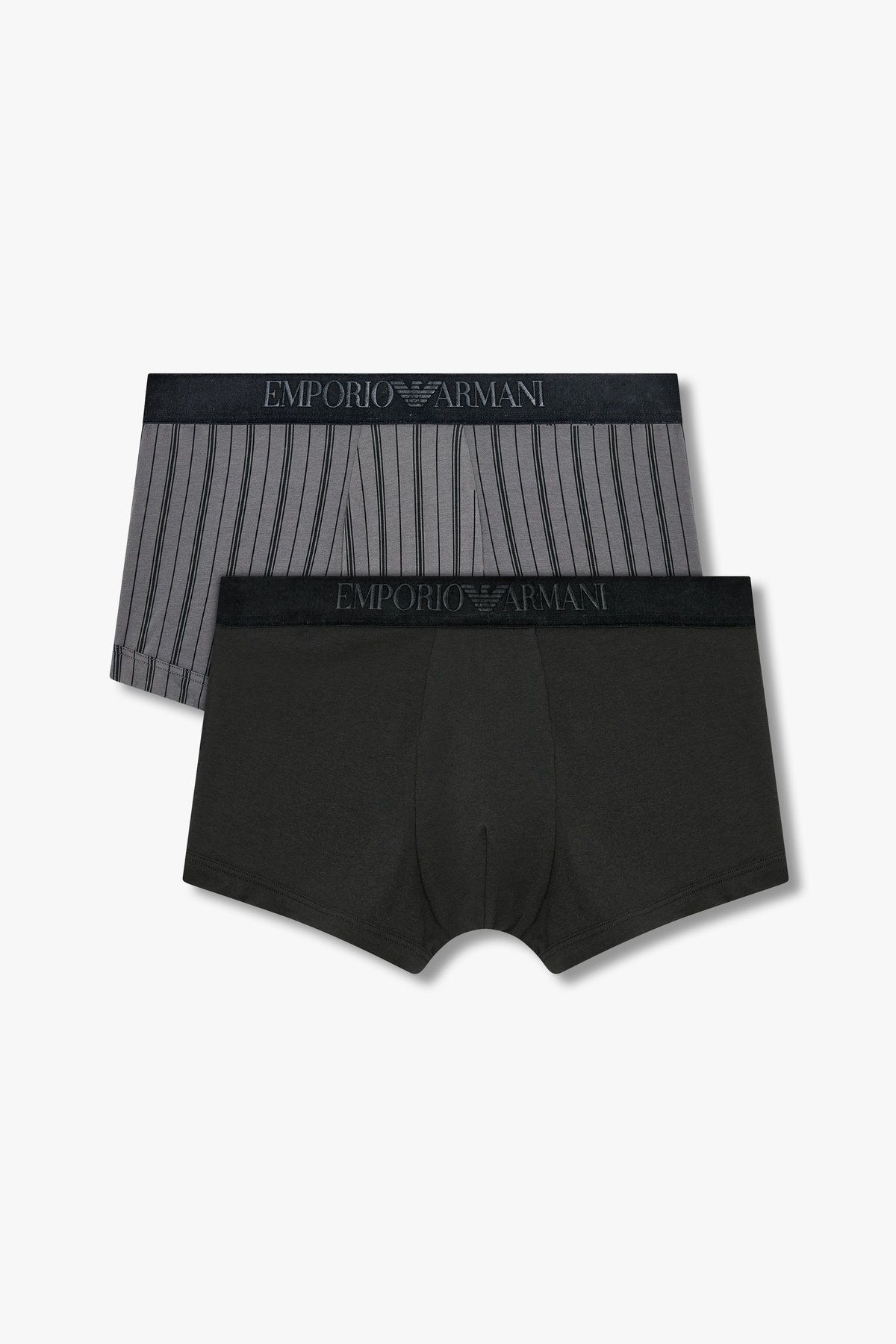 엠포리오 아르마니 언더웨어(EMPORIO ARMANI UNDERWEAR) 남성 벨루어 밴딩 코튼 드로즈 2PACK_멀티 08M4361001
