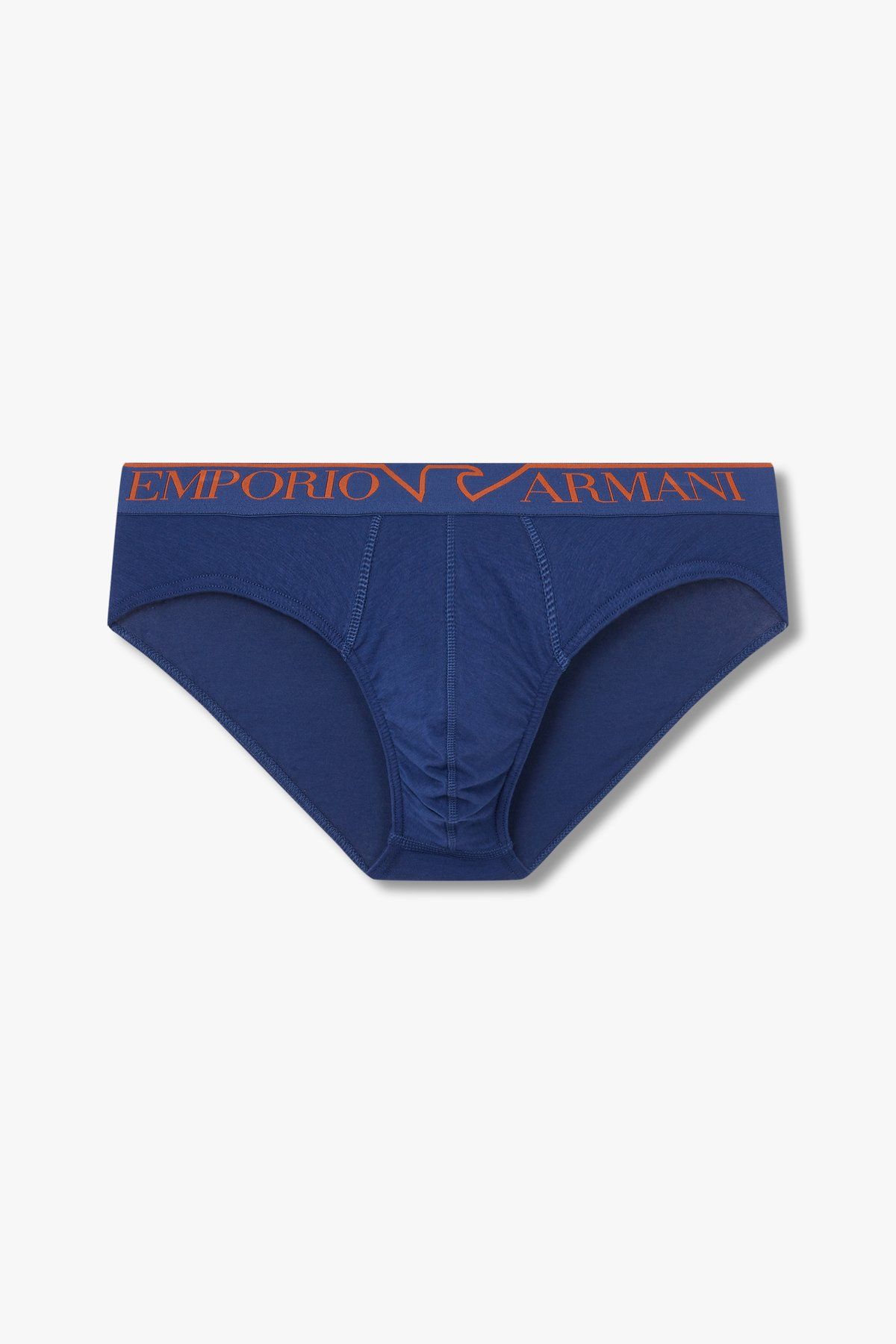 엠포리오 아르마니 언더웨어(EMPORIO ARMANI UNDERWEAR) 남성 빅 이글 로고 밴딩 브리프_블루 0814311026