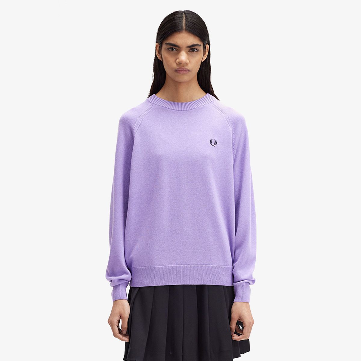 프레드페리(FRED PERRY) [Womens] 크루넥 메리노울 니트 (X19) AFPF2432117-X19