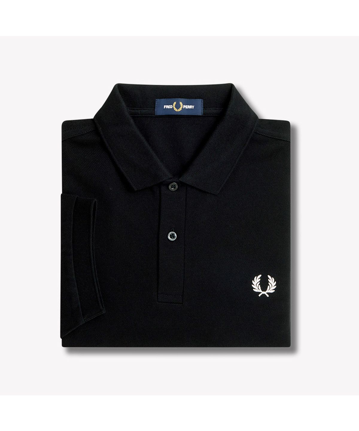 프레드페리(FRED PERRY) [M6000] 플레인 프레드페리 셔츠 - 블랙/화이트 M6000-350