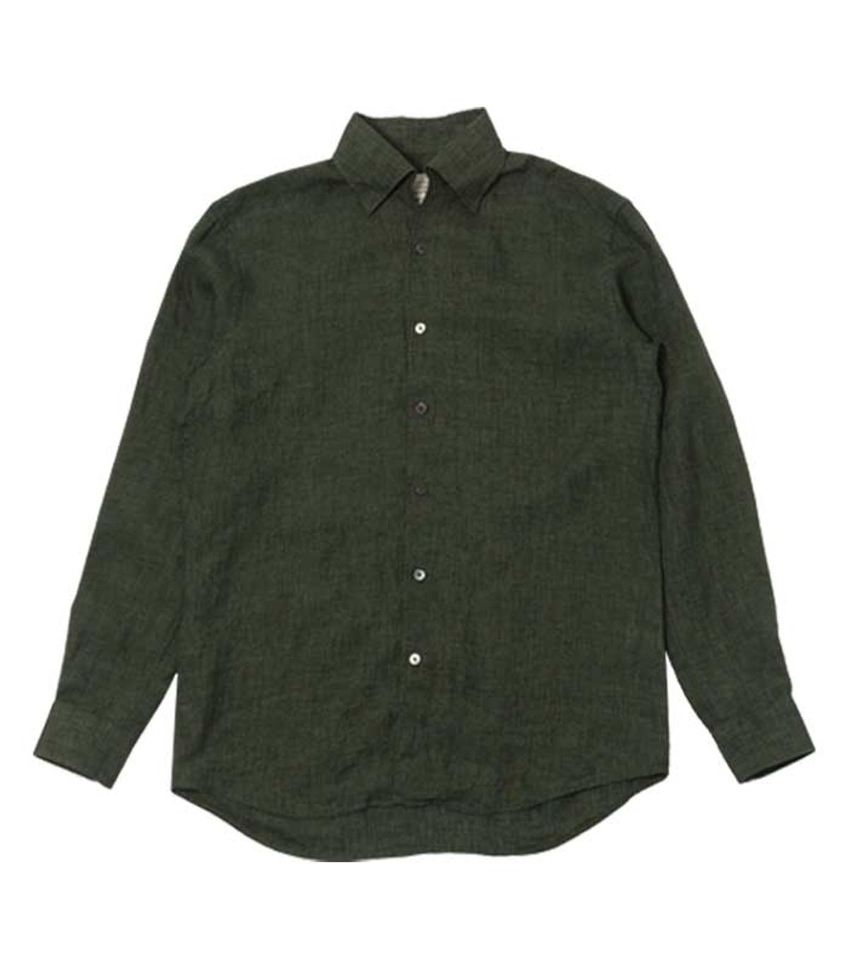블랙브라운(BLACKBROWN) 딜라베 원피스카라 린넨 셔츠 [KHAKI]