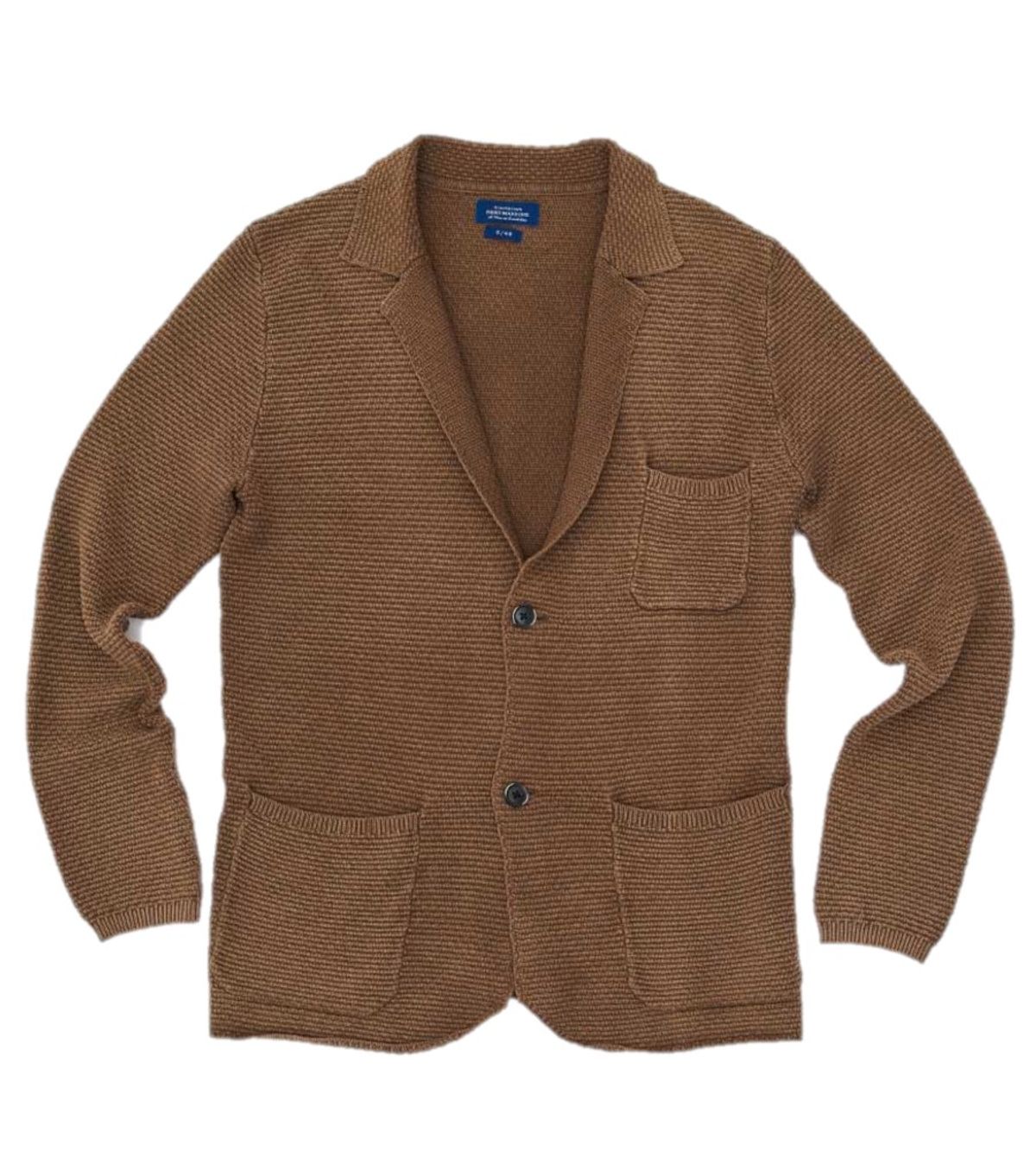 블랙브라운(BLACKBROWN) 블랙브라운 변형조직자켓가디건 [BROWN]