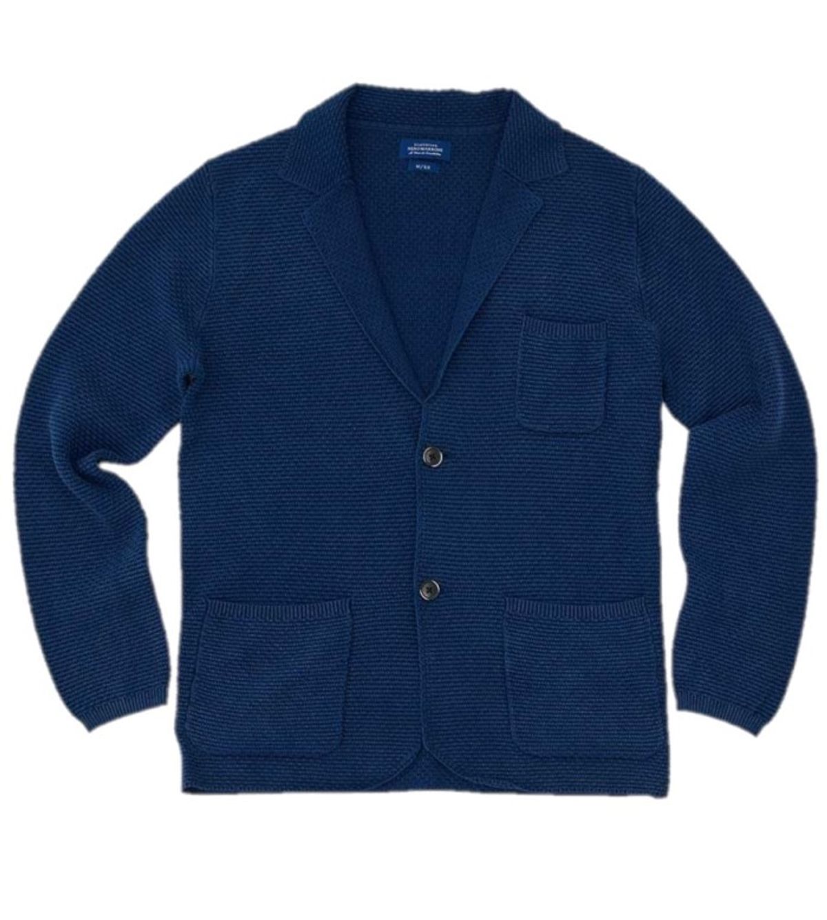 블랙브라운(BLACKBROWN) 블랙브라운 변형조직자켓가디건 [NAVY]