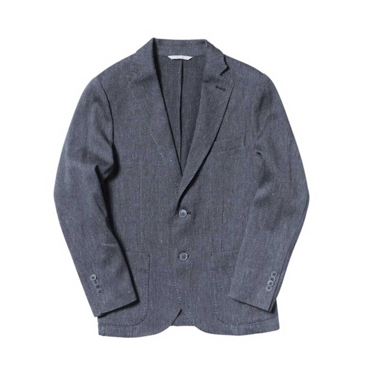 블랙브라운(BLACKBROWN) (PROFILO) 린넨 코튼 블레이저 [NAVY]