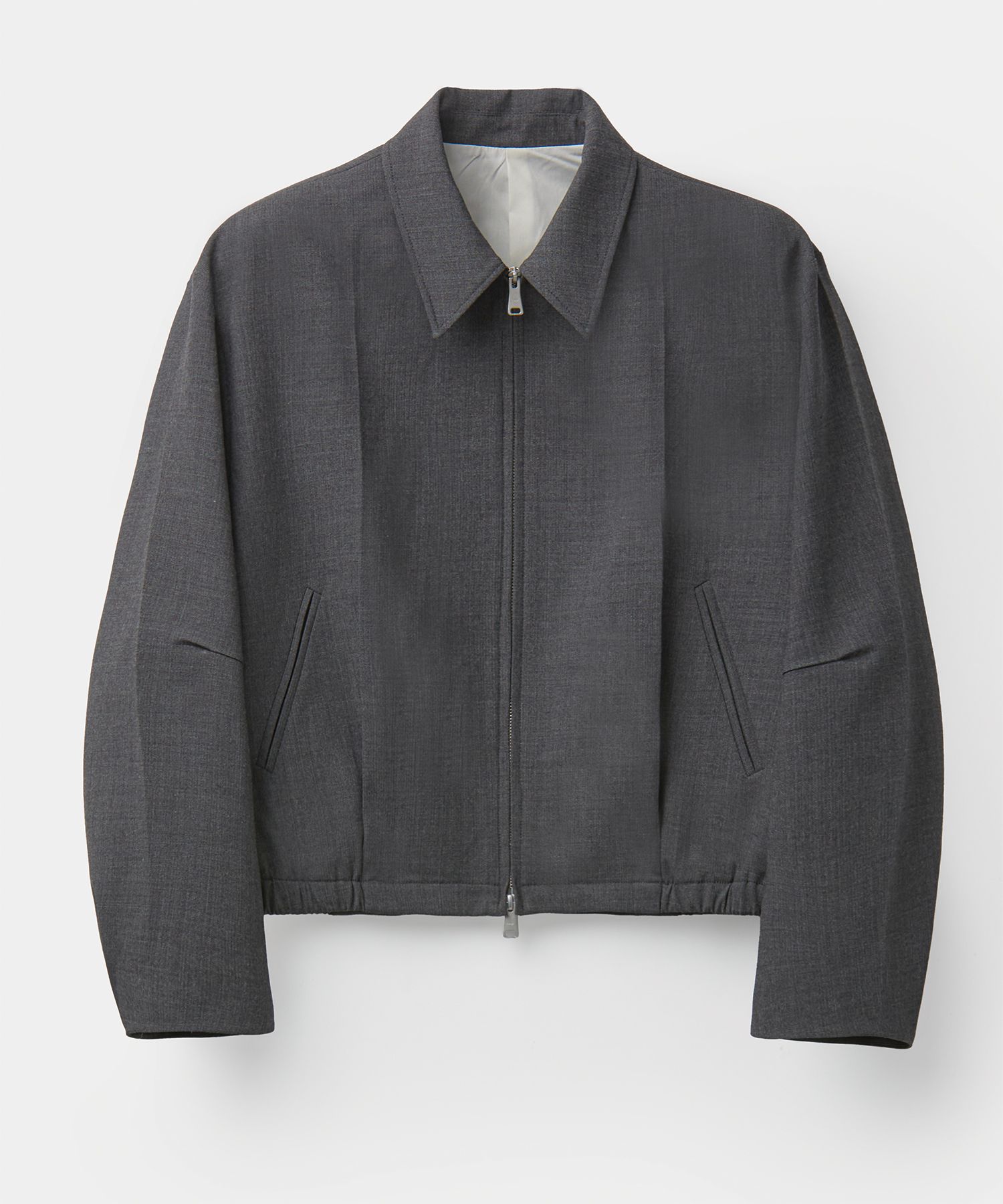 MUSINSA公式 | COOR ウールブレンドプリーツブルゾンジャケット