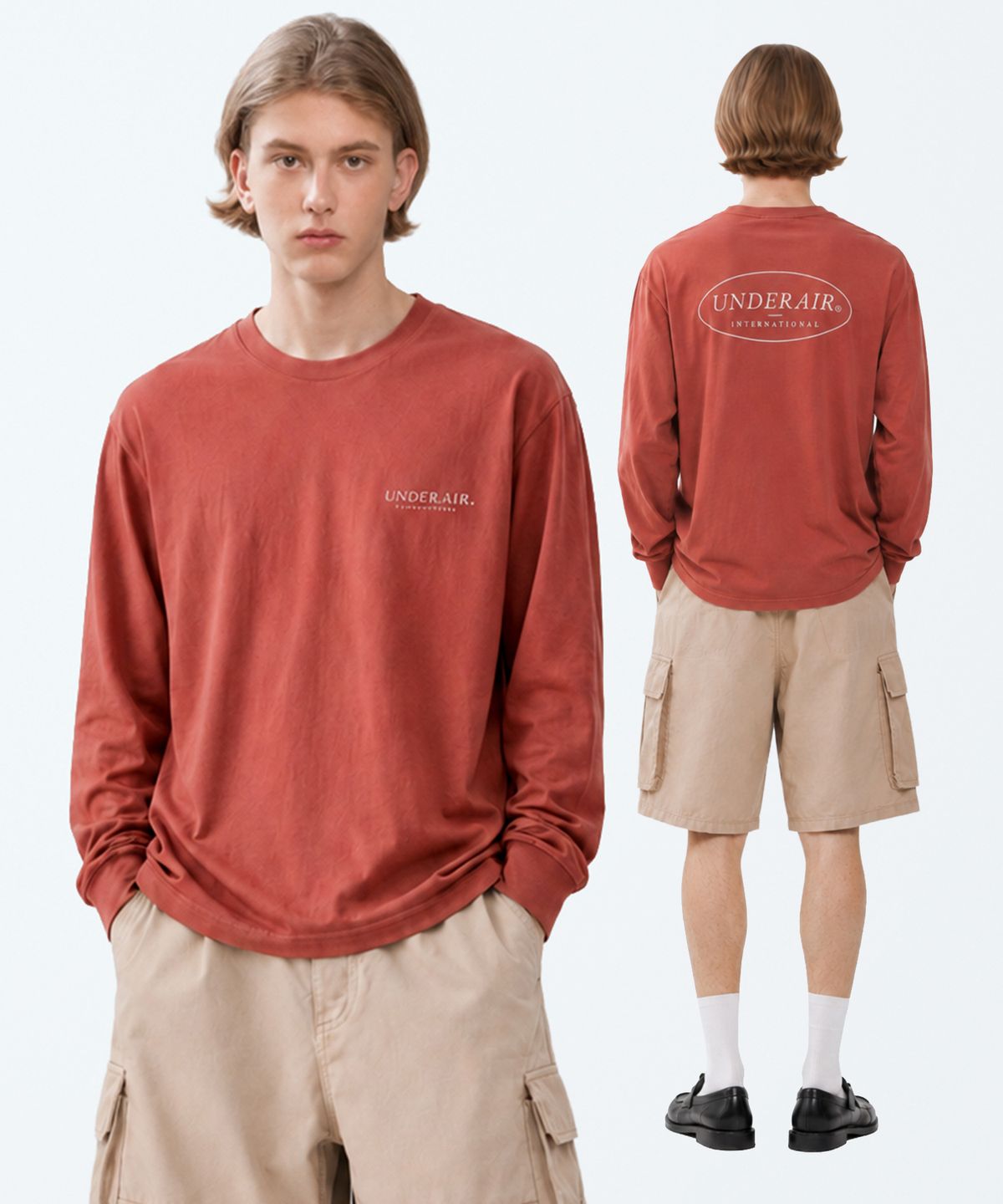 언더에어(UNDERAIR) [피그먼트] CLEWLIO LONG SLEEVE (6 COLOR)