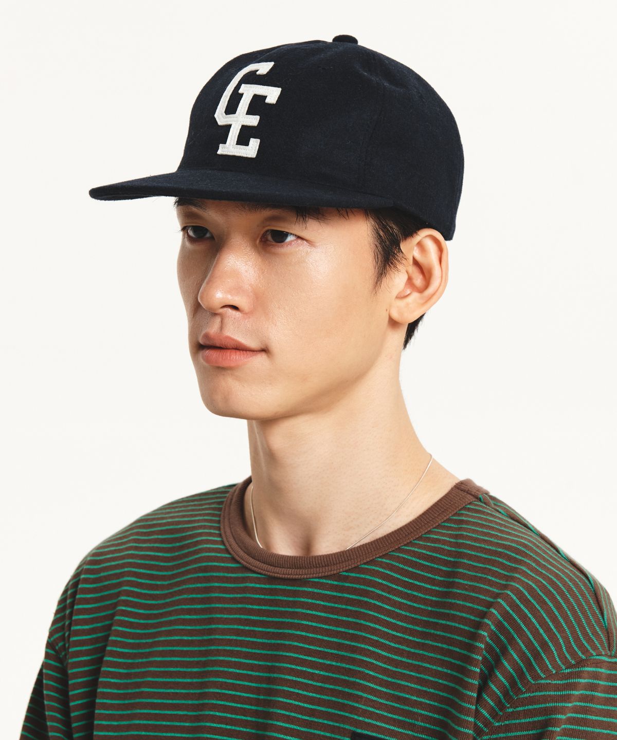 가든익스프레스(GARDEN EXPRESS) GE Applique Wool Ball Cap (navy)