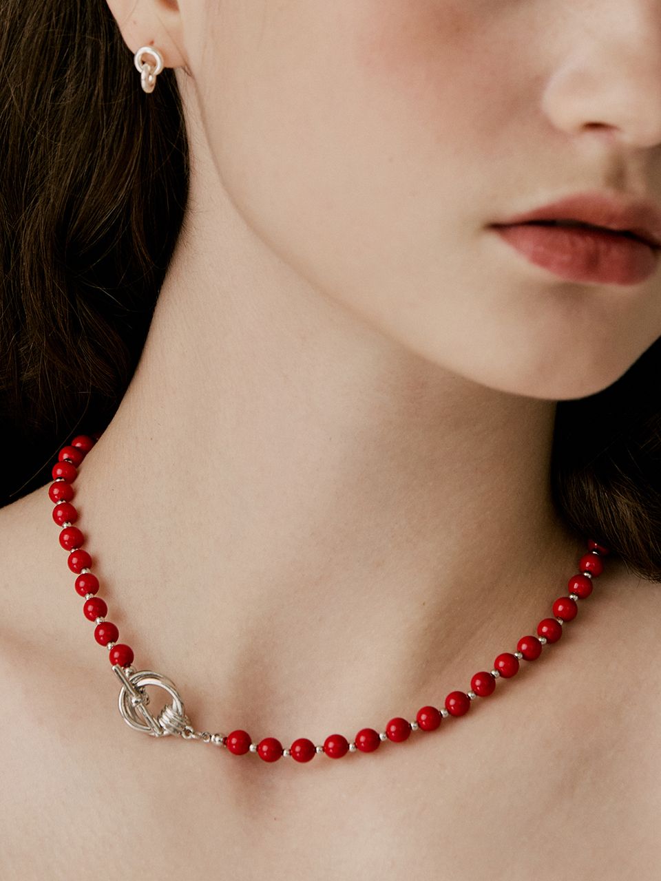 【VINTAGE HOLLYWOOD】Double Ring Ball Necklace_VH2479NE009M MUSINSA | VINTAGE HOLLYWOOD Double Ring Ball