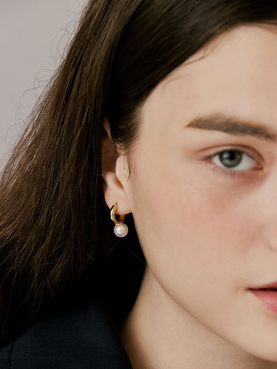 【VINTAGE HOLLYWOOD】Modern Pearl Earring ピアス MUSINSA | VINTAGE HOLLYWOOD Modern Pearl Earring_VH2479EA005M