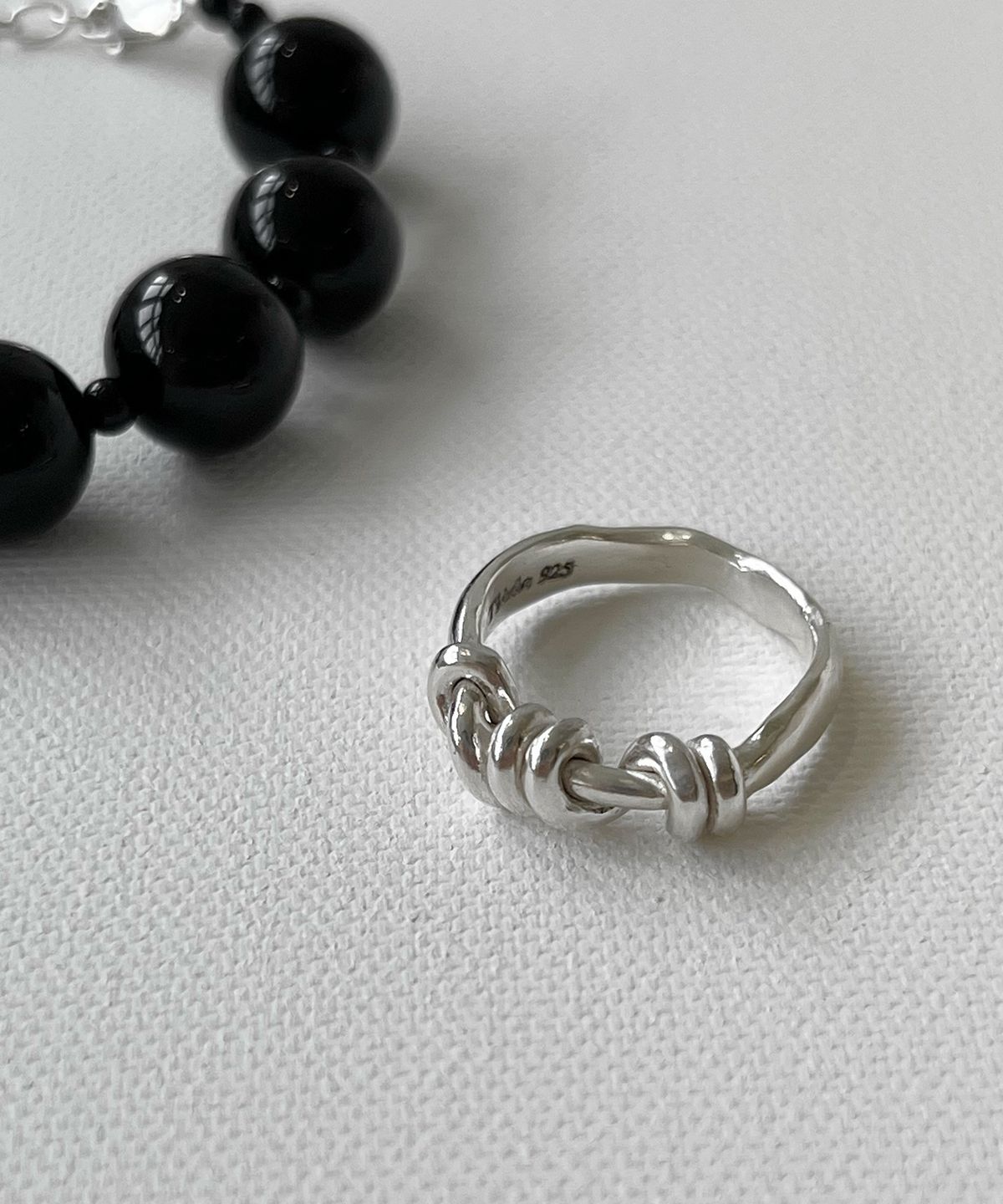 티에드(TIEDE) Coiled Line Ring
