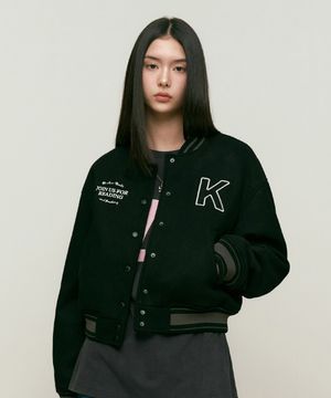 키르시 스타디움 자켓 [블랙]